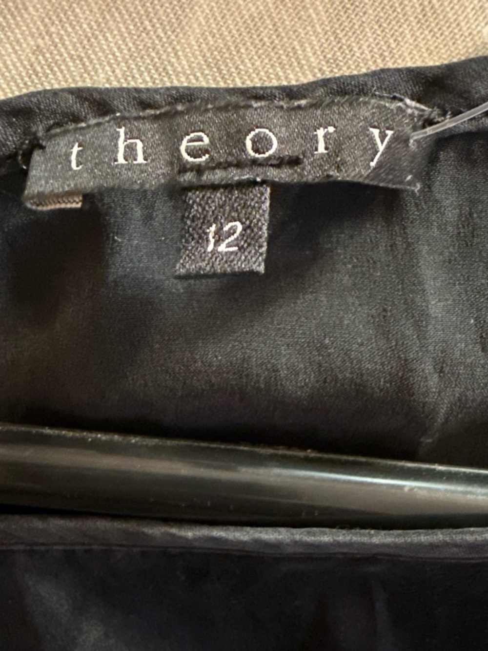 Theory Black Cap-Sleeve Sheath Dress - Picture 3 of 3
